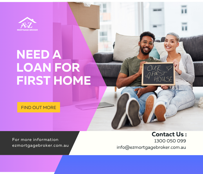 Couple buying their first home