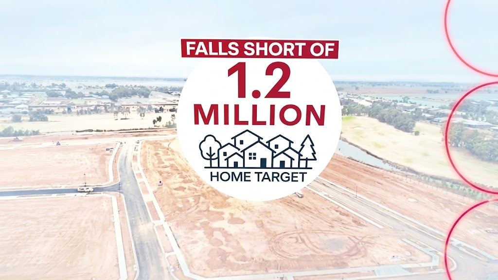 Australia Falls Short of 1.2 Million Home Target